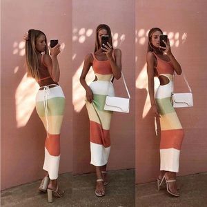 Women’s backless long bodycon maxi dress